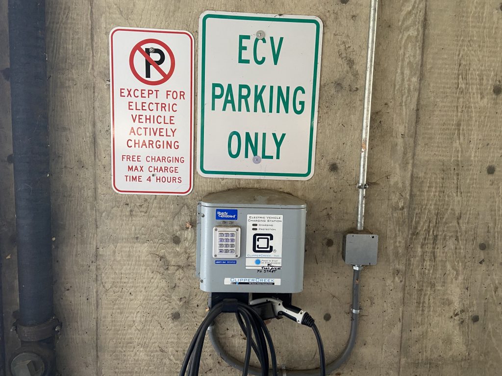Jackson Civic Center EV charging station