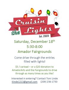 Cruisin' the Lights Amador County Fairgrounds December 18 2021
