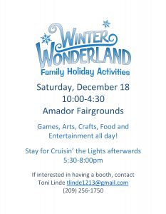 Winter Wonderland Amador County Fairgrounds December 18 2021
